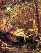 Albert Bierstadt The Mountain Brook Spain oil painting artist